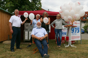 Vorstandsmitglieder der LandkreisSPD beim Bürgerfest der Vereine