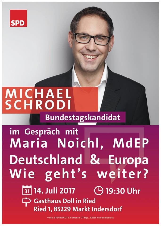 Veranstaltung mit Michael Schrodi und MdEP Maria Noichl in Markt Indersdorf